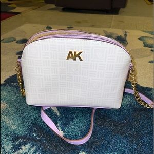 Anna Klein purple & grey cross body